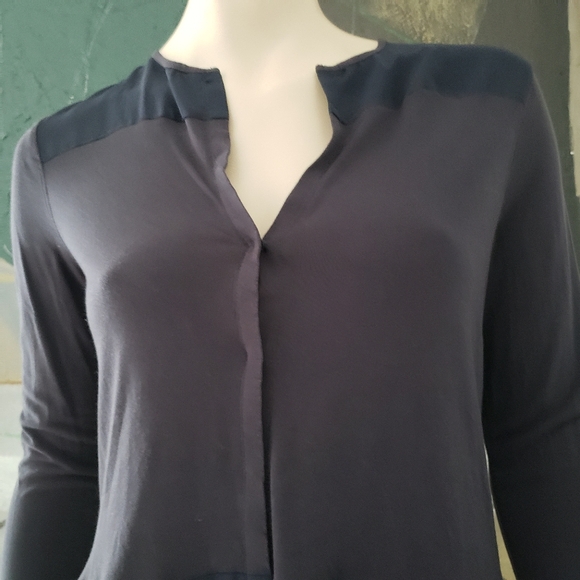 Ecru | Tonal Mix Media Blouse - Picture 4 of 9